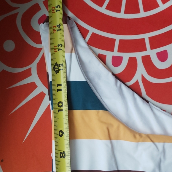 NWT Roxy bikini bottom - Andorra warm stripes - Picture 9 of 11